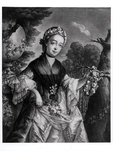 Elizabeth Chudleigh (1720-88) grevinde af Bristol og hertuginde af Kingston af English School